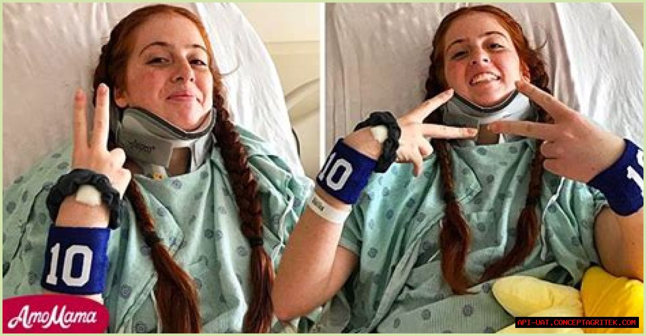 17-Year-Old Julia Buck Underwent 50 Hours of Surgery after a Car Crash in April